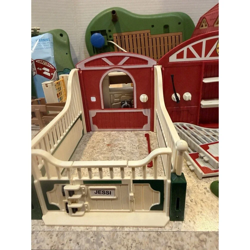 Playmobil Horse Stable Barn Vet Clinic Parts Lot Incomplete Mixed Pieces